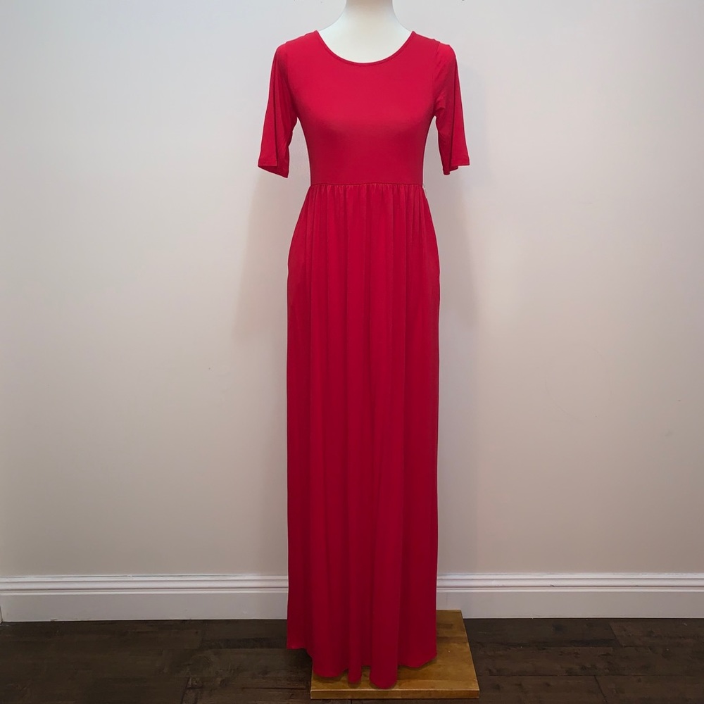 NWT Women’s Zenana Outfitters Small Maxi Dress Red